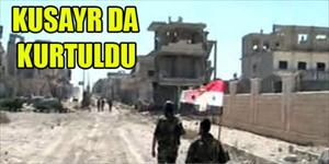 Suriye ordusu Kusayr'ı geri aldı, teröristler kaçtı