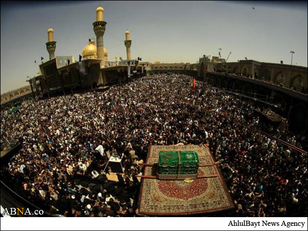 Suasana Peringatan Syahadah Imam Musa Kazim di Kazimain Irak