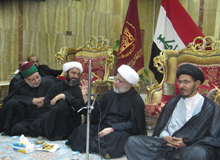 A delegation from Madghashger & South Africa visit Imam Hussein holy shrine