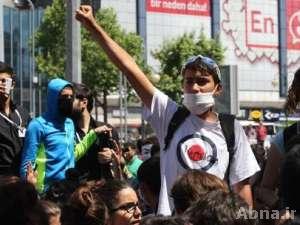 مظاهرة في نيويورك تضامنا مع المتظاهرين الاتراك