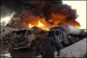 پاکستان کے قبائیلی علاقے میں نیٹوکنٹینرز پر حملے میں 5افرادہلاک