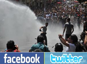 فيسبوك وتويتر ساحة أخرى لاحتجاجات تركيا