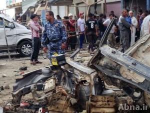 مقتل واصابة 22 شخصا بانفجار سيارة مفخخة استهدفت علوة لبيع الاسماك في التاجي