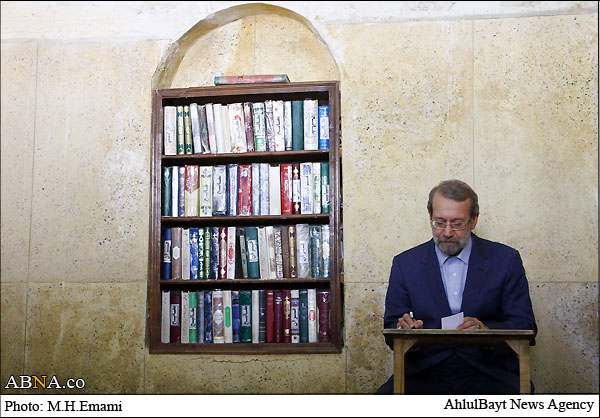 Image / Ali Larijani, Iranian Speaker Casts Ballots in Iran’s Presidential, Council Elections