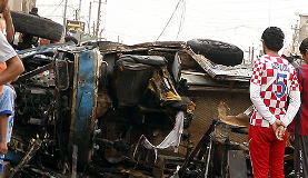 Car bomb explosion south of Baghdad