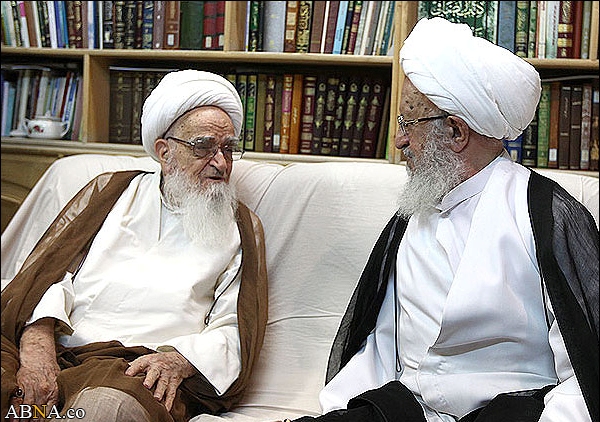 Image / Grand Ayatollah Safi Golpayegani Meets Grand Ayatollah Makarem Shirazi