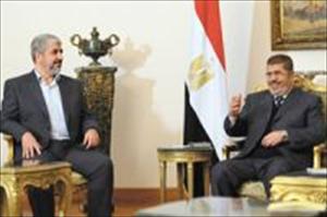 Khalid Maschal und Mohammad Mursi treffen zusammen