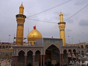 وفد عشائري انباري وقيادات الصحوة تؤدي صلاة الجمعة الموحدة في كربلاء المقدسة