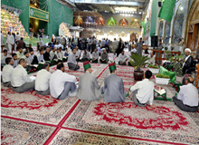 Closing the 'Light of Zahra' Second Quranic Course at the Hadrat Abbas holy shrine