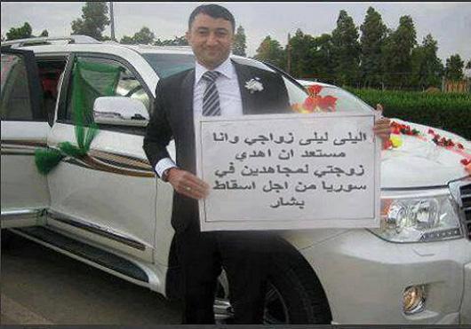 Photo -  A Libyan Salafi: I will gift my wife to satisfy Jihadis in Syria to overthrow Bashar al-Assad