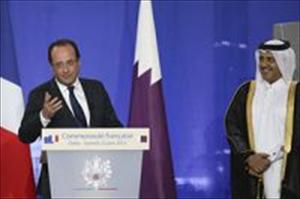Hollande trifft zum Waffendeal in Katar ein