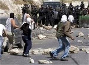 Civilians clash with Israeli soldiers south of Jenin