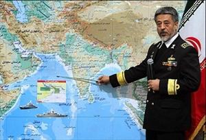 Le Commandant de la force navale de l’armée iranienne se rend en Russie