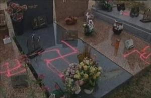 UK: Muslim Graves Desecrated with Racist Graffiti