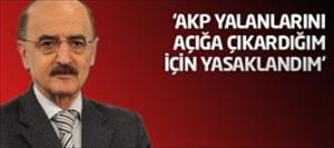 Hüsnü Mahalli: AKP Tarafından Yasaklandım
