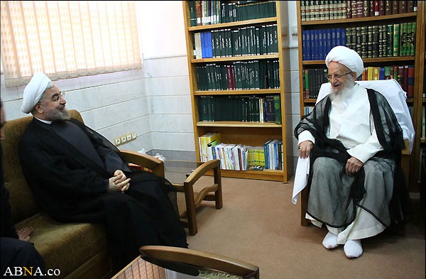 Image / Iran president-elect Rohani meets with Grand Ayatollahs in Qom - II