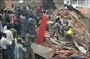 ہندوستان میں ہوٹل کی عمارت گرنے پر ۵ افراد ہلاک