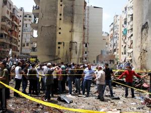 بالصور / انفجار بمنطقة "بئر العبد" في الضاحية الجنوبية لبيروت ـ 1