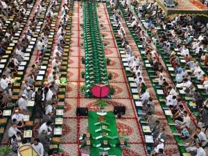 بالصور / انطلاق الختمة القرانية الرمضانية في العتبة الحسينية المقدسة