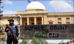 کراچی بے امنی پر رینجرز رپورٹ دھول جھونکنے کے برابر ہے،سپریم کورٹ   	
