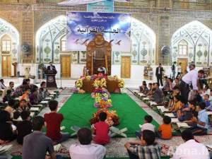 بالصور / المؤمنون يحيون ليالي شهر رمضان المبارك بمرقد الامام علي (ع) في النجف الاشرف