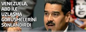 Venezuela ABD ile olan uzlaşma sürecine son verdi