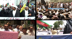 Attack on Hazrat Bibi Zainab’s shrine in Syria: Nationwide protests held in Pakistan