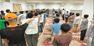 Imam Hussein scouts continue training in Remadan month despite high temperatures