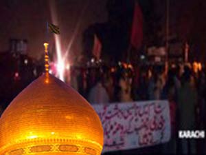 نواسی رسول (س) کے روضہ کی بےحرمتی عصر حاضر کے یزیدیوں کی کاروائی ہے، ایس یو سی