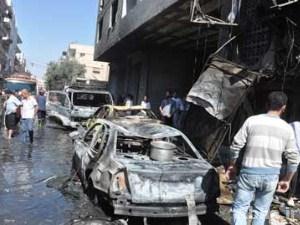 مقتل واصابة 76 شخصا بانفجار سيارة مفخخة في دمشق