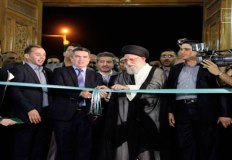 Delegation representing Imam Hussein shrine participates in inaugurating courtyard of Sayeda Nerjis shrine