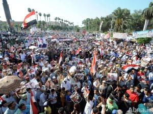 بالصور / مظاهرات لمؤيدي الرئيس المصري المعزول «محمد مرسي» في القاهرة