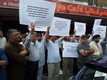 Images: Protest in Manchester-UK against attack on hazrat Zainab’s shrine