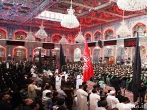 بالصور / احياء ذكرى استشهاد امير المؤمنين (ع) بمرقد الامام الحسين (ع)