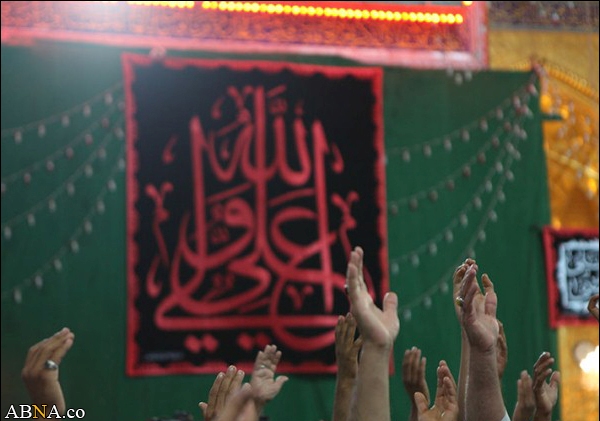 تصویری رپورٹ: حرم حضرت عباس(ع) میں حضرت امام علی (ع)کی شھادت پر عزاداری