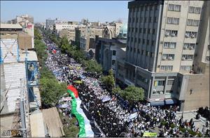 ایران سمیت دنیا بھر میں یوم القدس منایا گیا+تصاویر