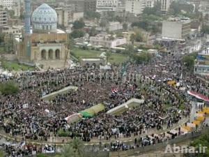 من قلب العاصمة بغداد تنطلق تظاهرات حاشدة لأحياء يوم القدس العالمي