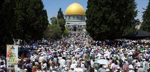 Dünya Kudüs Günü'nde Mescid i Aksa'ya akın...