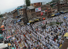 مقبوضہ کشمیر، جمعۃ الوداع یوم قدس اور یوم کشمیر کے طور پر منایا گیا
