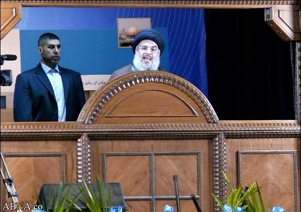 Image / Sayyed Nasrallah in Rare Live Appearance on Al-Quds Day