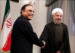 تصویری رپورٹ/ صدر زرداری کی صدر جمہوریہ ایران ڈاکٹر حسن روحانی سے ملاقات