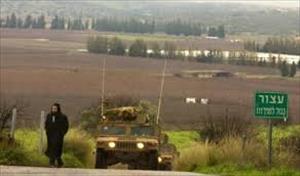 Zionistische Soldaten in den Libanon einmarschiert