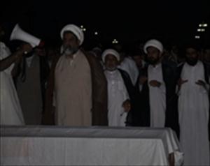 علی مسجد کے سکیورٹی گارڈ شہید امین حسین کی نماز جنازہ ادا ہو گئی