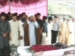 آغا ندیم عباس غوری کی نماز جنازہ علامہ امداد نسیمی کی زیر اقتداء ادا کر دی گئی