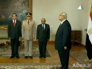 25 محافظا مصريا بينهم 20 جديدا يؤدون اليمين الدستورية أمام الرئيس المؤقت للبلاد