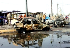 Six car bombs in Baghdad including Shiite Areas kill dozens