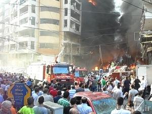 مواقف لبنانية متنوعة تستنكر التفجير الذي وقع في الرويس في الضاحية الجنوبية