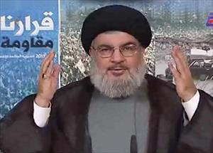 Generalsekretär der Hezbollah hielt Rede am Abend