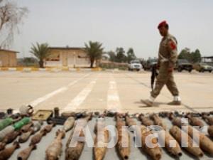 العثور على مخبأ كبير يحوي 73 قنبلة مدفعية غرب الموصل