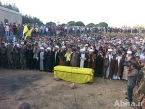 حزب الله اللبناني شيع الشهيد «حسن علي ادريس» في بلدة "زيتا" السورية